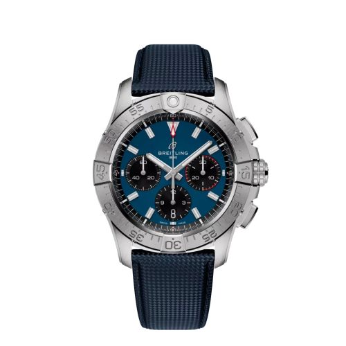 Breitling AB0146101C1X1 : Avenger B01 Chronograph 42 Stainless Steel / Blue / Strap