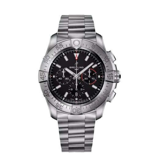 Breitling EB0148101B1E1 : Super Avenger B01 Chronograph 46 Titanium / Black / Bracelet