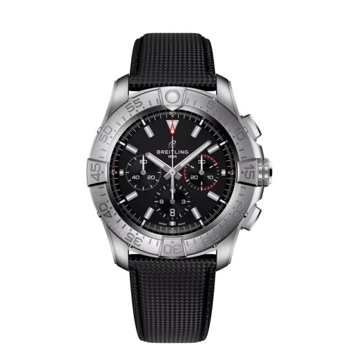 Breitling EB0148101B1X1 : Super Avenger B01 Chronograph 46 Titanium / Black / Strap