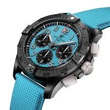 Breitling SB0146101L1X1 : Avenger B01 Chronograph 44 Night Mission / Ice Blue / Strap