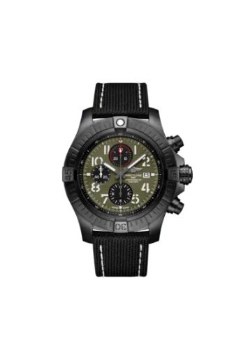 Breitling V133751A1L1X1 : Avenger Chronograph 48 Night Mission / Green / Military / Pin