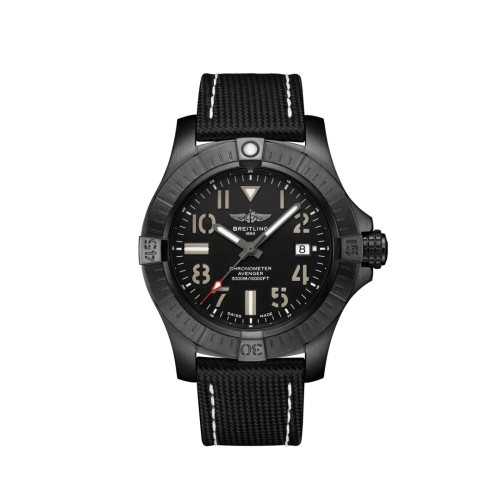 Breitling V17319101B1X1 : Avenger Automatic 45 Seawolf Night Mission / Black / Military / Pin