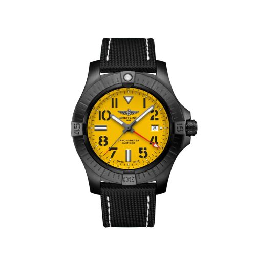 Breitling V323956A1I1X1 : Avenger Automatic GMT 45 Night Mission / Yellow / T-Mall
