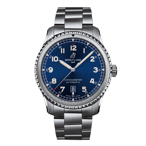 Breitling A17315101C1A1 : Aviator 8 Automatic 41 Stainless Steel / Blue / Bracelet