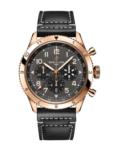 Breitling RB04451A1B1X1 : Super AVI B04 Chronograph GMT 46 P-51 Mustang Red Gold / Boutique Edition