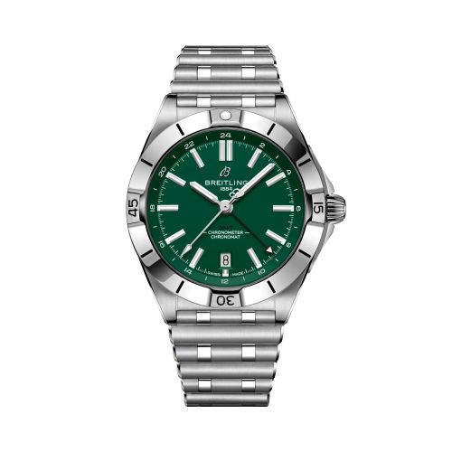 Breitling A32398C61L1A1 : Breitling Chronomat Automatic GMT 40 NFL New York Jets Edition