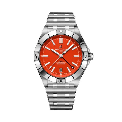 Breitling A32398C81O1A1 : Breitling Chronomat Automatic GMT 40 NFL Denver Broncos Edition