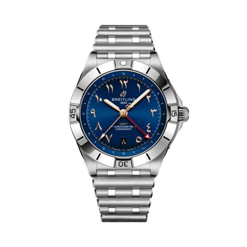 Breitling A32398E71C1A1 : Chronomat 40 GMT Stainless Steel / Blue / Malaysia