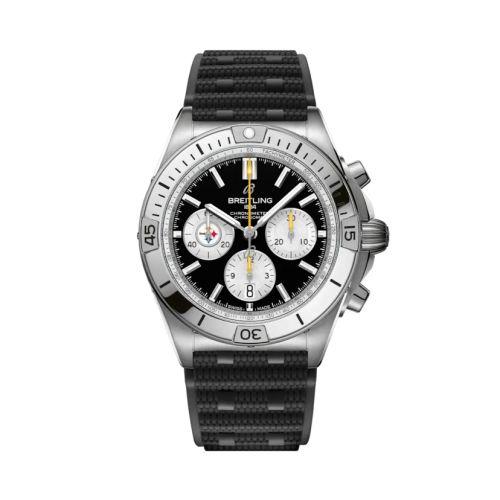 Breitling AB01342B1B2S1 : Chronomat B01 42 NFL Pittsburgh Steelers