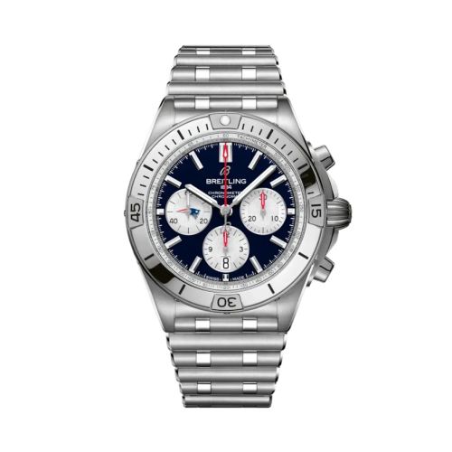 Breitling AB01342B1C7A1 : Chronomat B01 42 NFL New England Patriots