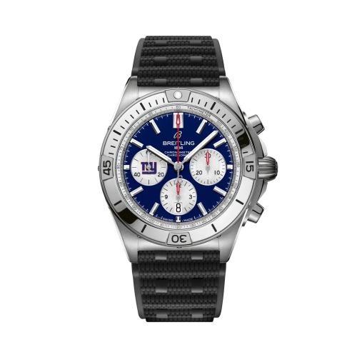 Breitling AB01342B1CAS1 : Chronomat B01 42 NFL New York Giants