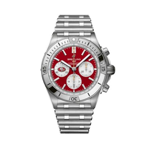 Breitling AB01342B1K1A1 : Chronomat B01 42 NFL San Francisco 49ers