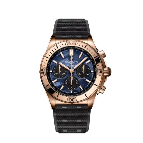 Breitling RB01346A1C1S1 : Chronomat B01 42 Red Gold / Blue MOP / Japan