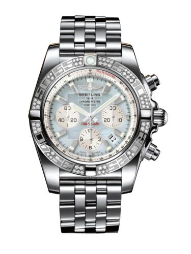 Breitling AB0110AA.G685.375A : Chronomat 44 Stainless Steel / Diamond / Gray Pearl / Bracelet