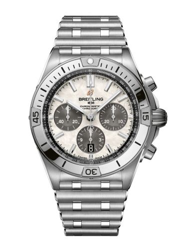 Breitling AB0134101A1A1 : Chronomat B01 42 Stainless Steel / MOP / Japan