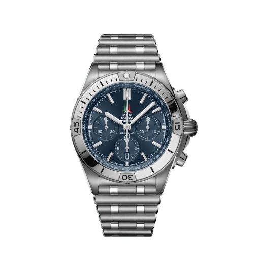 Breitling AB01344A1C1A1 : Chronomat B01 42 Stainless Steel / Frecce Tricolori / Rouleaux