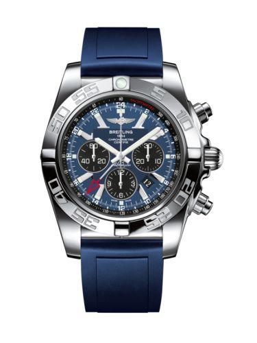 Breitling AB041012.C835.139S : Chronomat 47 GMT Stainless Steel / Blackeye Blue