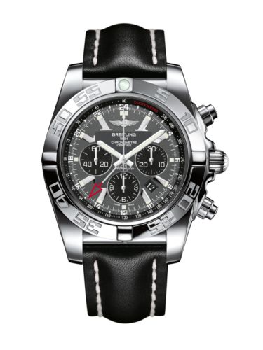 Breitling AB041012.F556.441X : Chronomat 47 GMT Stainless Steel / Blackeye Gray