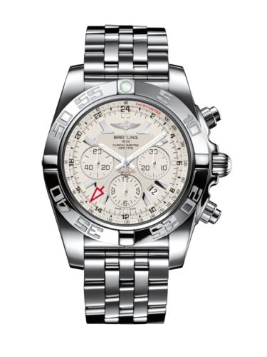 Breitling AB041012.G719.383A : Chronomat 47 GMT Stainless Steel / Sierra Silver / Bracelet