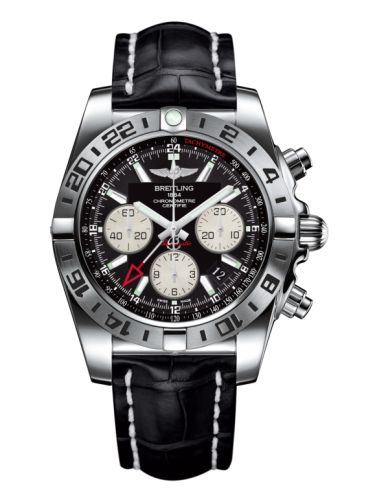 Breitling AB0420B9.BB56.743P : Chronomat 44 GMT Stainless Steel / Onyx Black / Bracelet