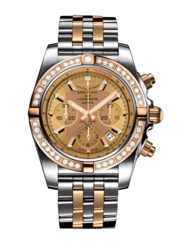 Breitling CB011053.H548.375C : Chronomat 44 Stainless Steel / Rose Gold / Golden Sun Diamond / Bracelet