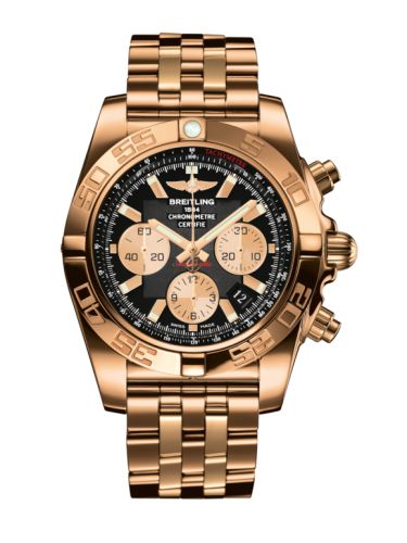 Breitling HB011012.B968.375H : Chronomat 44 Rose Gold / Onyx Black / Bracelet