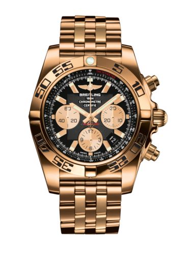 Breitling HB0110C1.B968.375H : Chronomat 44 Rose Gold / Onyx Black / Bracelet