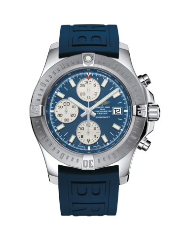 Breitling A1338811/C914/157S/A20D.2 : Colt Chronograph Automatic Stainless Steel / Mariner Blue / Rubber / Folding