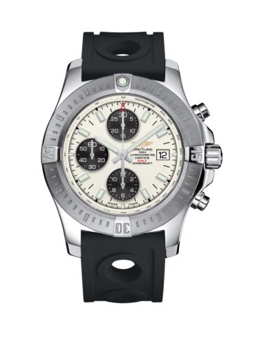 Breitling A1338811/G804/227S/A20S.1 : Colt Chronograph Automatic Stainless Steel / Stratus Silver / Rubber / Pin