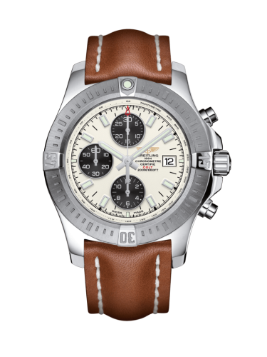 Breitling A1338811/G804/434X/A20D.1 : Colt Chronograph Automatic Stainless Steel / Stratus Silver / Calf / Folding