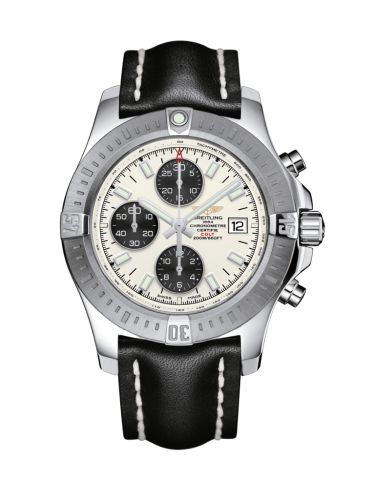 Breitling A1338811/G804/436X/A20D.1 : Colt Chronograph Automatic Stainless Steel / Stratus Silver / Calf / Folding