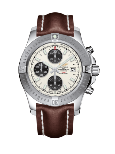 Breitling A1338811/G804/438X/A20D.1 : Colt Chronograph Automatic Stainless Steel / Stratus Silver / Calf / Folding