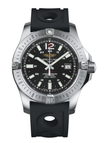 Breitling A1738811.BD44.227S : Colt 44 Automatic Volcano Black / Rubber