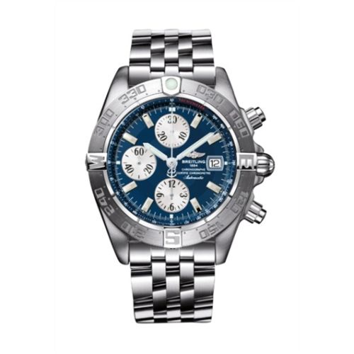 Breitling A1336410/C645/379A : Galactic Chronograph II Stainless Steel / Blue