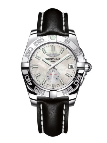 Breitling A3733012/A788/414X/A16BA.1 : Galactic 36 Automatic Stainless Steel / Pearl / Calf