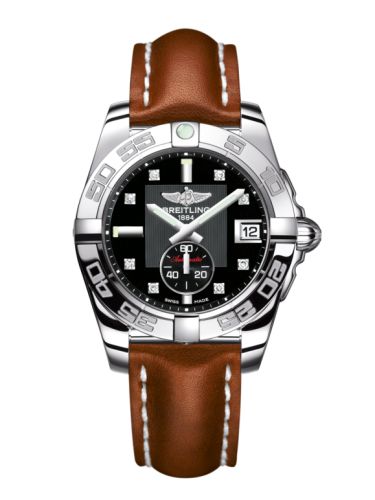 Breitling A3733012/BD02/412X/A16BA.1 : Galactic 36 Automatic Stainless Steel / Volcano Black Diamond / Calf