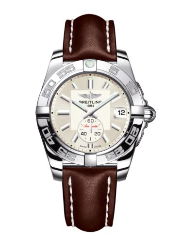 Breitling A3733012/G706/416X/A16BA.1 : Galactic 36 Automatic Stainless Steel / Stratus Silver / Calf