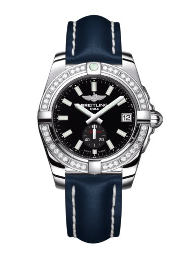 Breitling A3733053/BE77/194X/A16BA.1 : Galactic 36 Automatic Stainless Steel / Diamond / Onyx Black / Calf