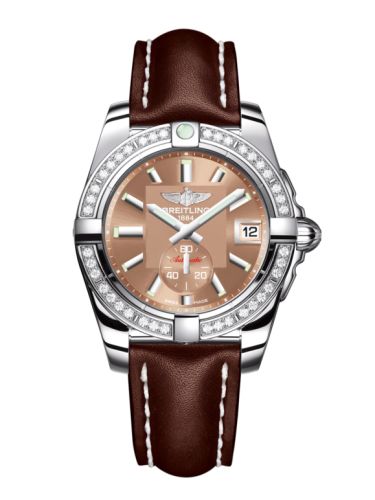 Breitling A3733053/Q582/416X/A16BA.1 : Galactic 36 Automatic Stainless Steel / Diamond / Copperhead Bronze / Calf