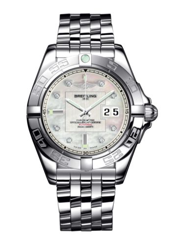 Breitling A49350L2.A702.366A : Galactic 41 Stainless Steel / Pearl Diamond / Bracelet