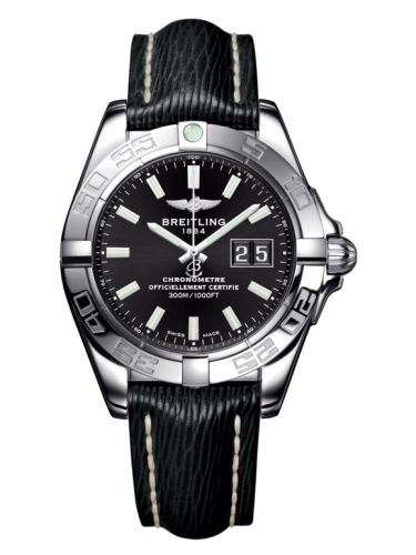 Breitling A49350L2.BE58.218X : Galactic 41 Stainless Steel / Onyx Black / Sahara