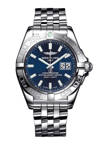 Breitling A49350L2.C929.366A : Galactic 41 Stainless Steel / Horizon Blue / Bracelet