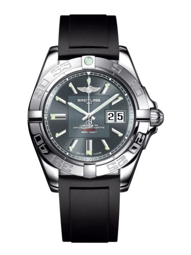 Breitling A49350L2.F549.132S : Galactic 41 Stainless Steel / Tomcat Gray / Rubber