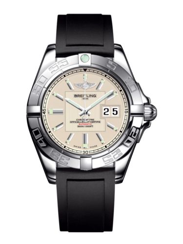 Breitling A49350L2.G699.132S : Galactic 41 Stainless Steel / Sierra Silver / Rubber