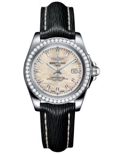 Breitling A7133053/A800/208X/A14BA.1 : Galactic 32 Sleek Edition Stainless Steel / Diamond / Pearl / Sahara