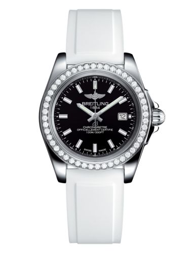 Breitling A7133053/BF62/164S/A14S.1 : Galactic 32 Sleek Edition Stainless Steel / Diamond / Trophy Black / Rubber