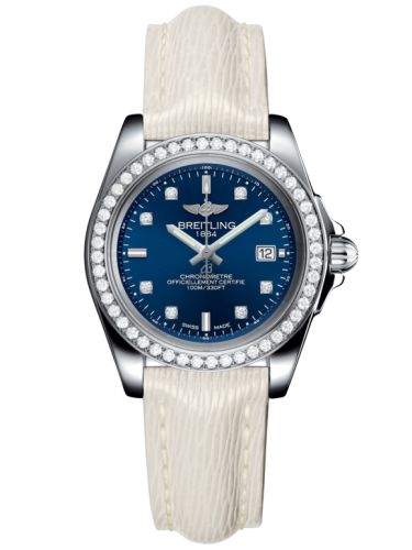 Breitling A7133053/C966/235X/A14BA.1 : Galactic 32 Sleek Edition Stainless Steel / Diamond / Horizon Blue Diamond / Sahara