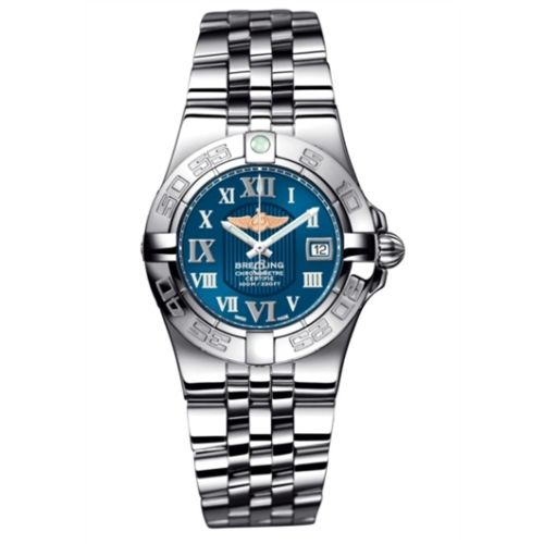 Breitling A71340L2.C778.368A : Galactic 30 Blue / Roman / Bracelet