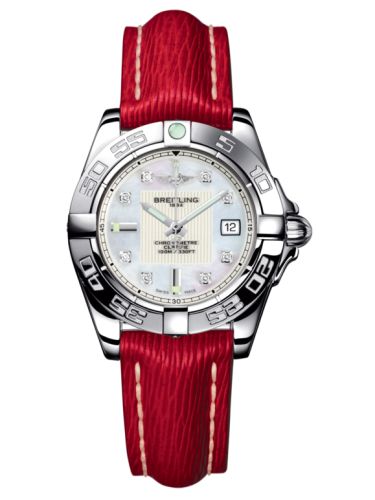 Breitling A71356L2.A708.209X : Galactic 32 Stainless Steel / Pearl Diamond / Sahara