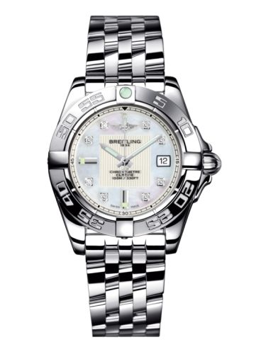 Breitling A71356L2.A708.367A : Galactic 32 Stainless Steel / Pearl Diamond / Bracelet